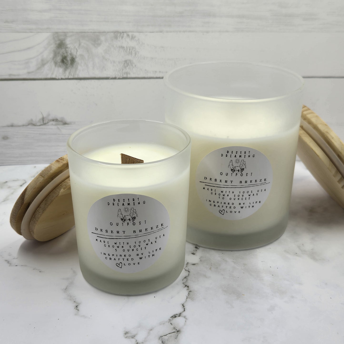 100% USA Grown Soy Wax Candle 5 ounce